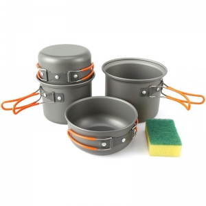 camping picnic cookware set