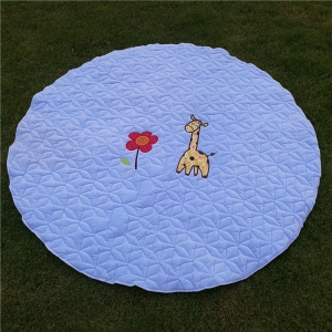 Eco-friendly fawn Embroidered mats