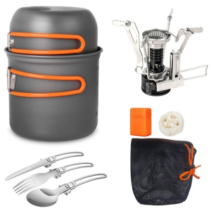 Camping picnic cookware set