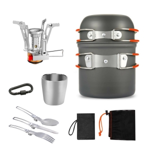 camping picnic cookware set