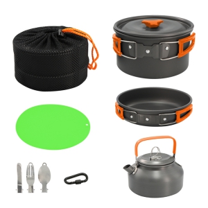 camping picnic cookware set