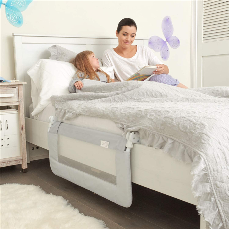 Toddler Bed Rail Guard for Kids Twin Double Full Size Queen & King Mattress  Bed Rails for Toddlers  Universal Fit for Slats & Boxspring - Children & Baby Bedrail  (6).jpg