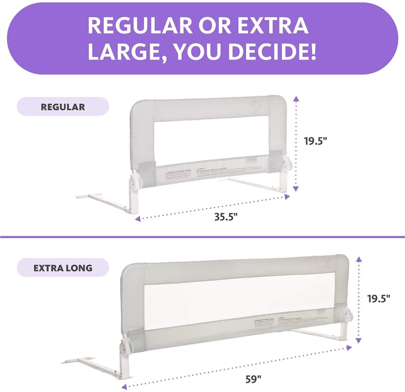 Toddler Bed Rail Guard for Kids Twin Double Full Size Queen & King Mattress  Bed Rails for Toddlers  Universal Fit for Slats & Boxspring - Children & Baby Bedrail  (2).jpg